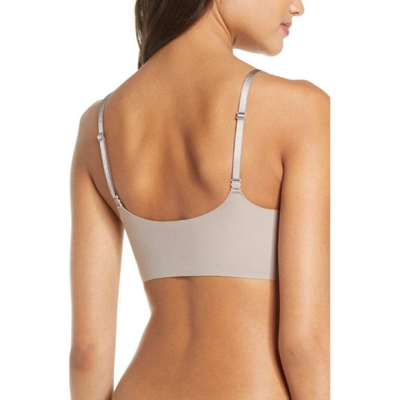 SOLD TRUE & CO. Convertible  Boost Triangle Wireless Bra Mink Large NEW - Picture 4 of 12